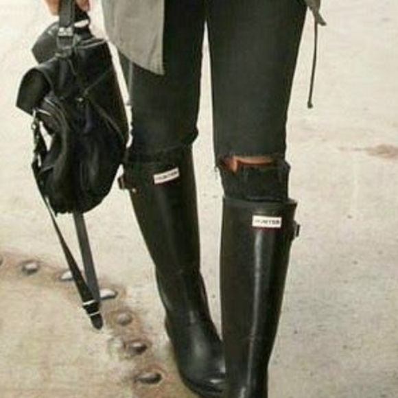 Hunter tall rain boots - Picture 3 of 13